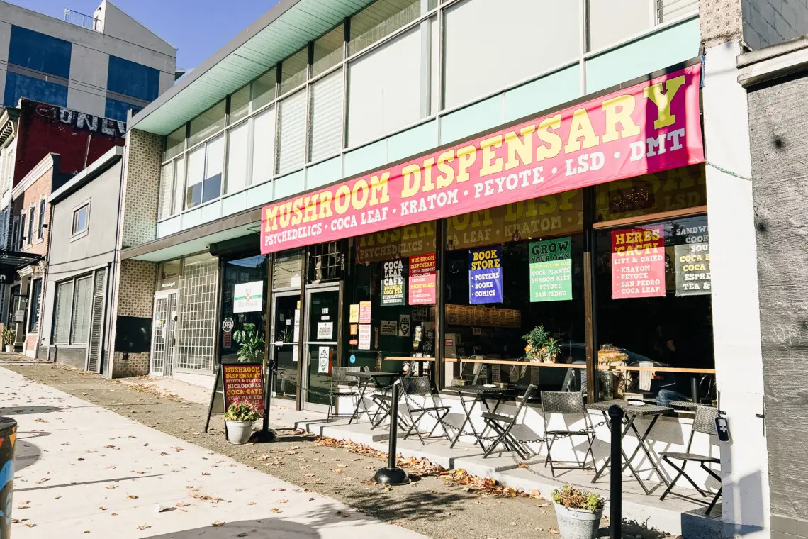 Located just around the corner, this well-known Mushroom Dispensary adds a touch of local character and curiosity to the neighborhood — one of Vancouver’s more talked-about spots.