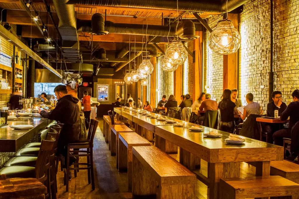 Located beside St. Lawrence, Cuchillo serves vibrant Latin American small plates and inventive cocktails in an industrial-chic setting — a perfect spot for a lively evening out in Vancouver.