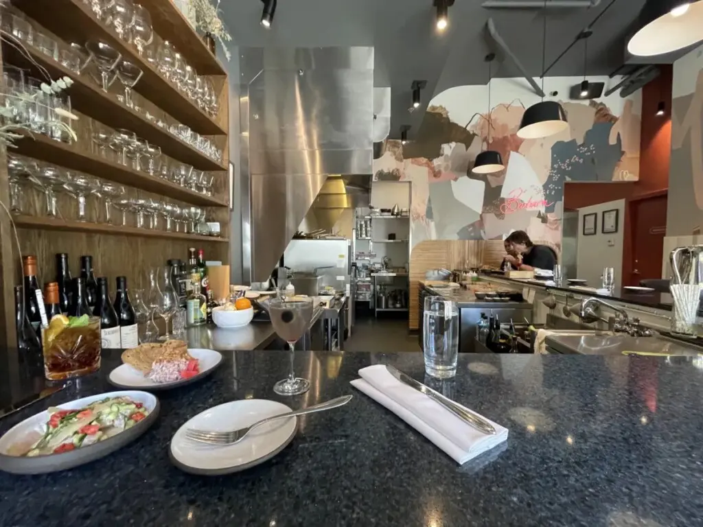 Located in nearby Chinatown, Barbara Restaurant is a Michelin Star gem offering creative tasting menus, inventive cocktails, and a vibrant, modern dining atmosphere.