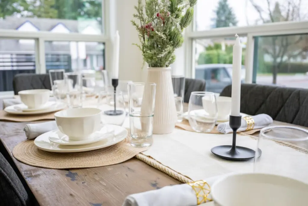 Gather around the elegant dining table for eight and enjoy memorable meals, laughter, and connection with loved ones — the perfect space for shared vacation moments.