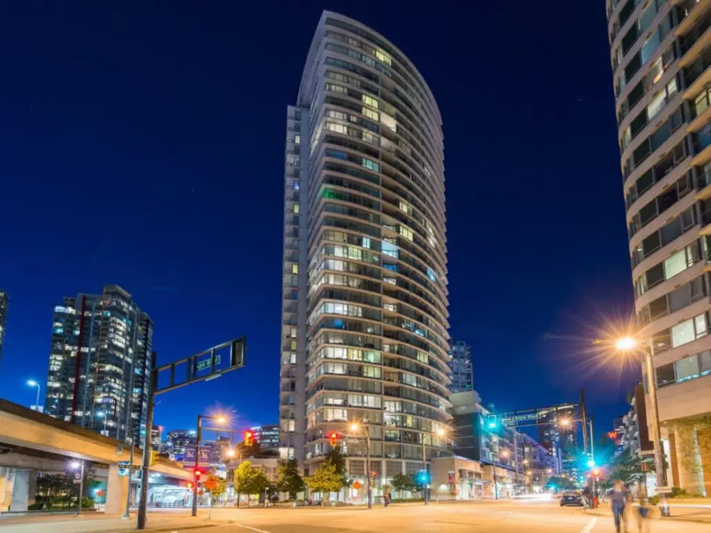 Immerse yourself in the vibrant energy of downtown Vancouver — with city lights, modern architecture, and urban convenience just steps from your suite.