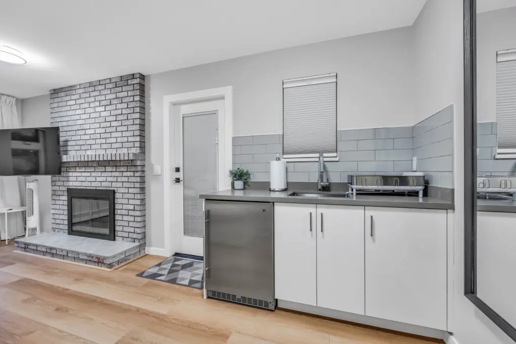 A cozy and modern kitchen nook that blends style and functionality — the perfect space to share meals, enjoy quiet conversations, and savor the comforting warmth that makes a house feel like home.