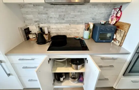 Where style meets function. A cozy, organized space for all your culinary creations